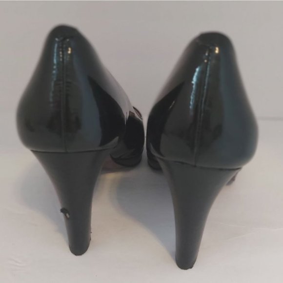 COLE HAAN | Nike Air Women's Patent Leather Heels Pumps Black 8.5 - Picture 4 of 9